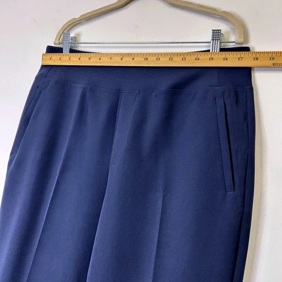 Athleta Endless High Rise Pants Women's 14 Navy Business Casual Travel - Picture 4 of 9